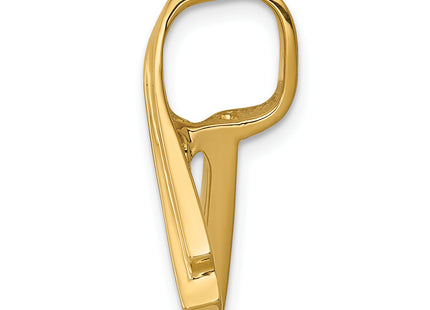 14k Polished Slide Fits up to Regular/Fancy/Reversible Omega