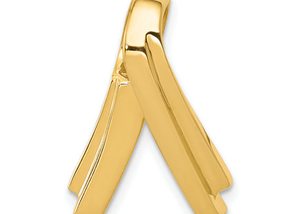 14k Polished Slide Fits up to Regular/Fancy/Reversible Omega