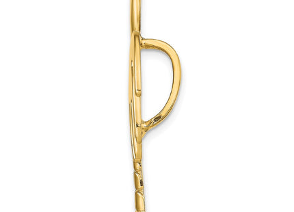 14K gold pendants & charm, alternate view