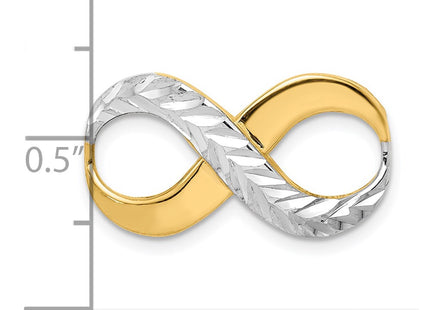 14k Yellow & Rhodium Jewelry Style SL631 - Classique Jewelry Inc.