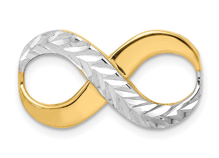 14k Yellow & Rhodium Jewelry Style SL631 - Classique Jewelry Inc.
