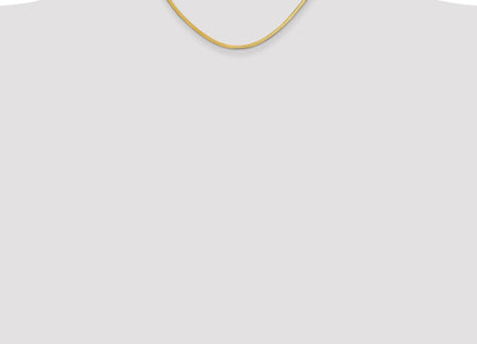 14k Silky Herringbone Chain (Style SLK020-16)