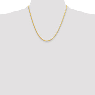 14k Silky Herringbone Chain (Style SLK020-20)