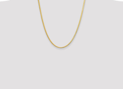 14k Silky Herringbone Chain (Style SLK020-22)