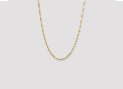 14k Silky Herringbone Chain (Style SLK020-24)