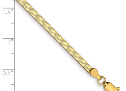14k Silky Herringbone Chain (Style SLK020-8)