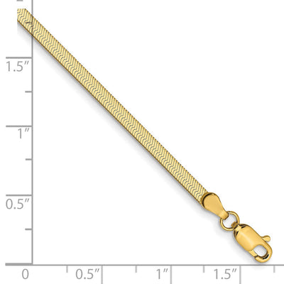 14K Silky Herringbone Chain