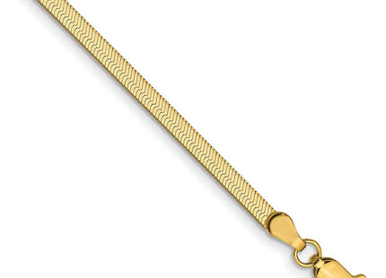 14k Silky Herringbone Chain (Style SLK020-8)