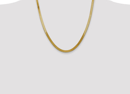 14k Silky Herringbone Chain (Style SLK050-22)