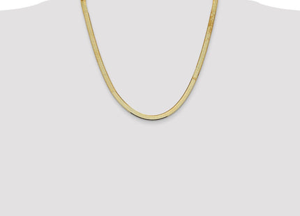 14k Silky Herringbone Chain (Style SLK055-22)