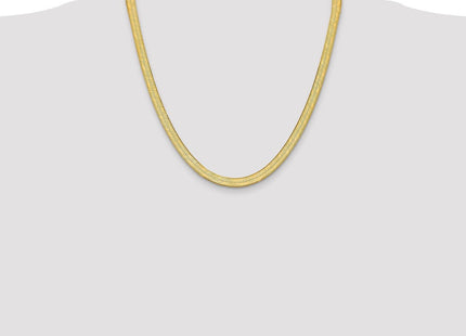 14k Silky Herringbone Chain (Style SLK065-22)