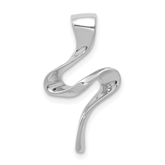 14K white gold pendants & charm