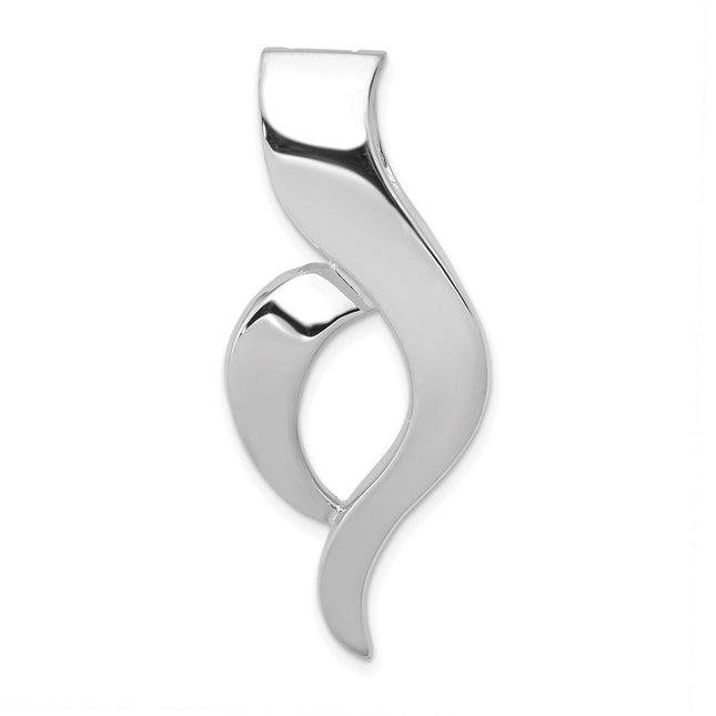 14K white gold pendants & charm