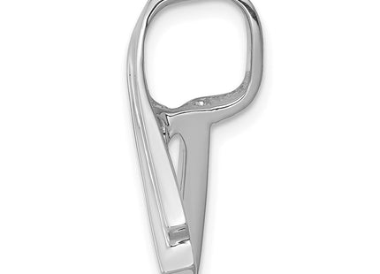 14K white gold pendants & charm, alternate view