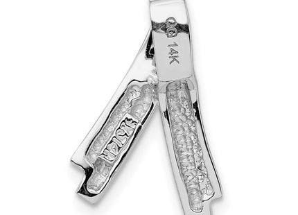 14K white gold pendants & charm, further view
