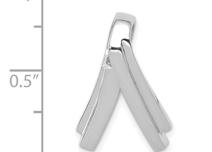 14K white gold pendants & charm, another view