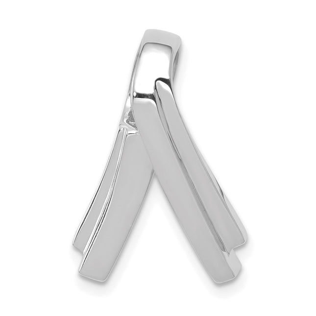 14K white gold pendants & charm