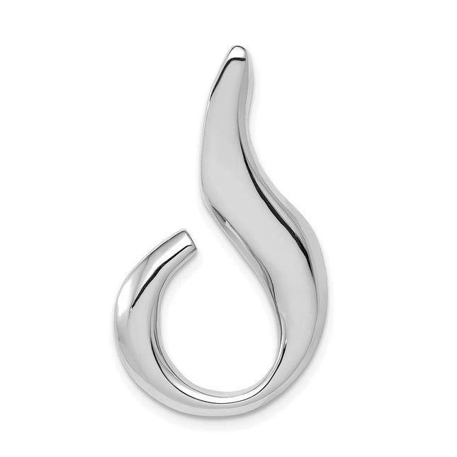 14K white gold pendants & charm