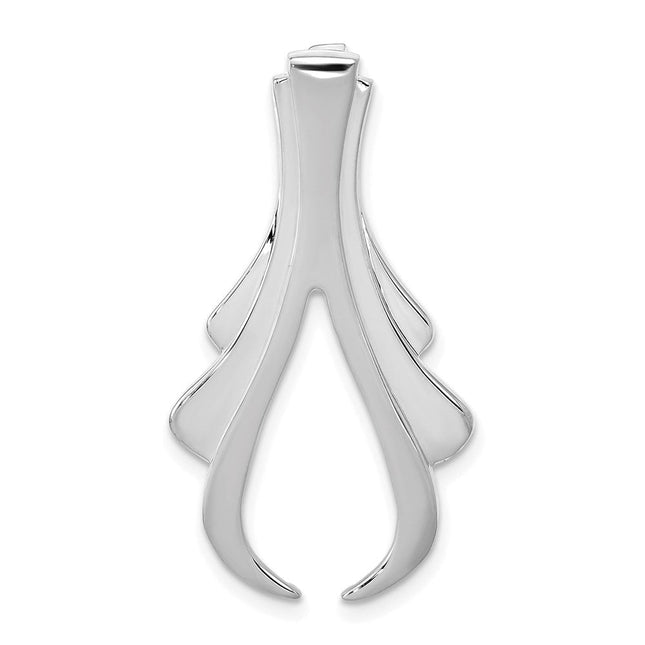 14K white gold pendants & charm