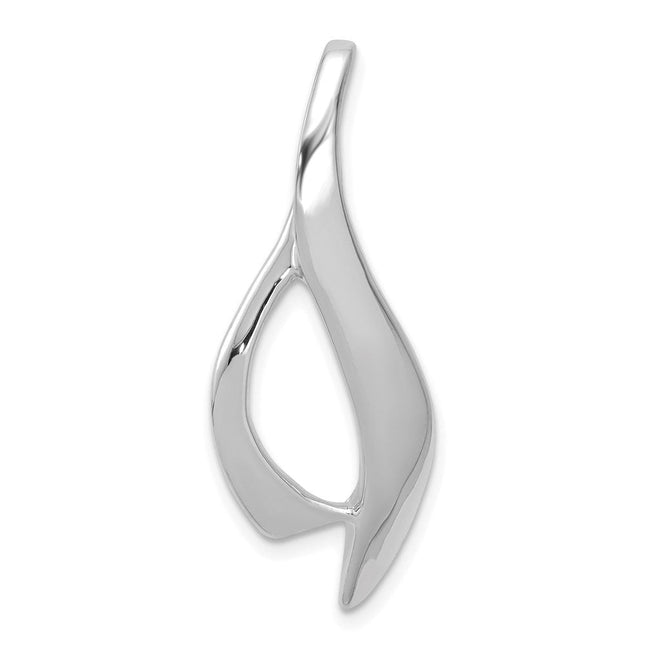14K white gold pendants & charm