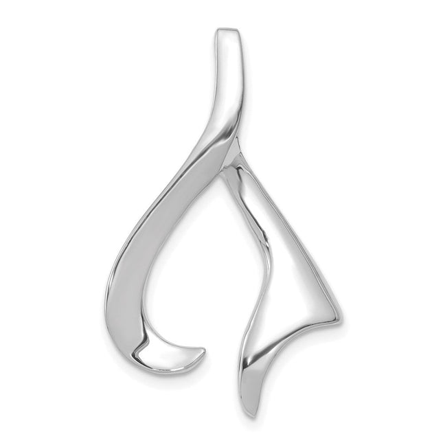 14K white gold pendants & charm