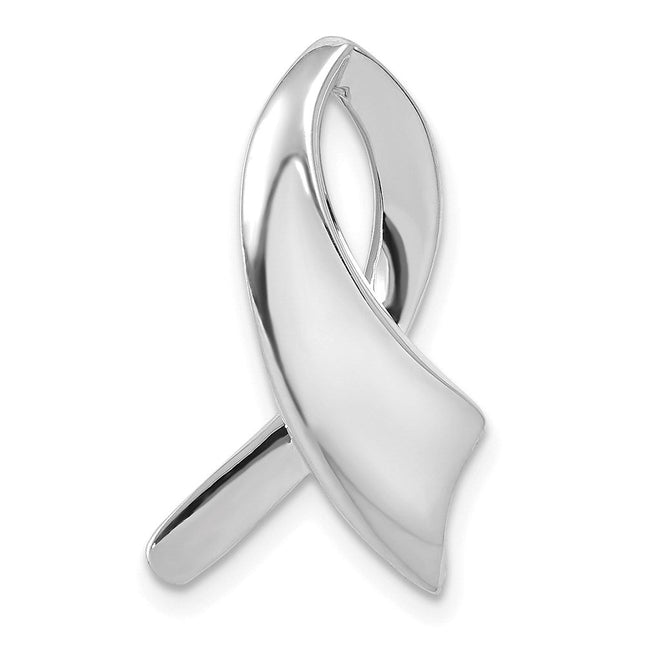 14K white gold pendants & charm