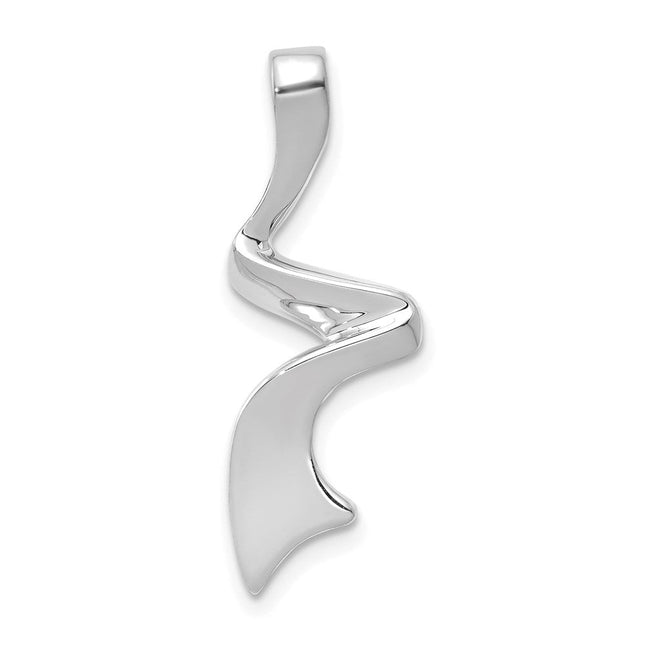 14K white gold pendants & charm