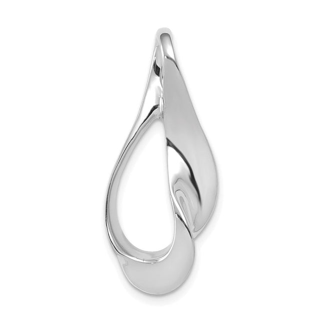 14K white gold pendants & charm
