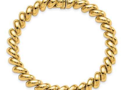 14K gold bracelet, further view