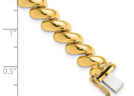 14k Polished San Marco Bracelet (Style SM14-7)