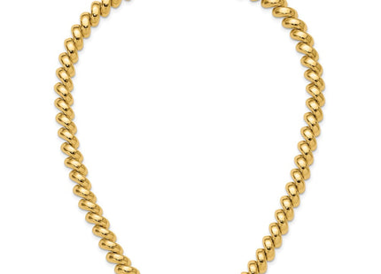 14k Polished San Marco Necklace (Style SM16-17)