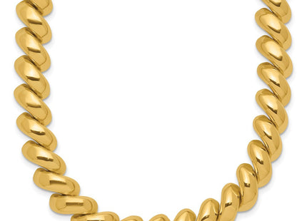 14k Polished San Marco Necklace (Style SM16-17)