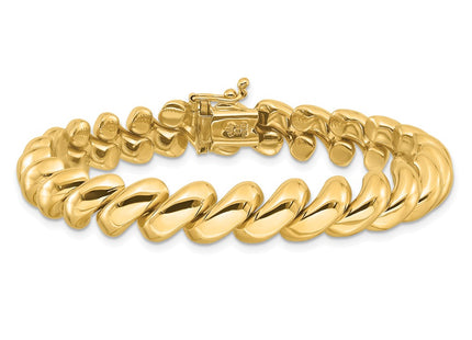 14k Yellow Gold Bracelets Style SM16 - Classique Jewelry Inc.