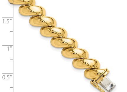 14k Yellow Gold Bracelets Style SM16 - Classique Jewelry Inc.