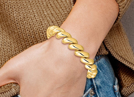 14k Polished San Marco Bracelet (Style SM20-7)