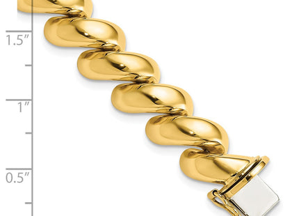 14k Polished San Marco Bracelet (Style SM20-7)