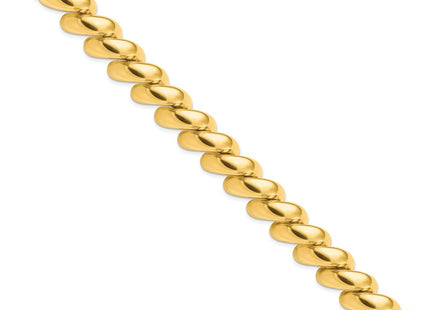 14k Polished San Marco Bracelet (Style SM30-7)