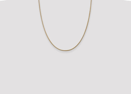 14K Round Snake Lobster Clasp Chain (Style SNA160-22)