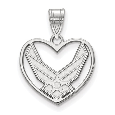 Sterling silver heart pendant