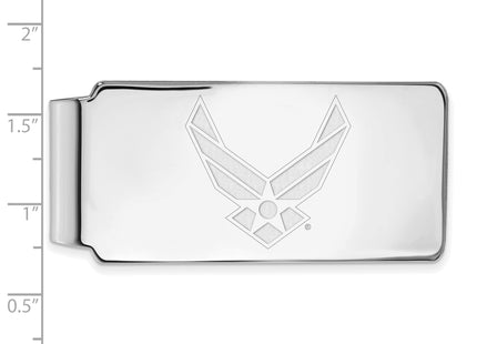 Sterling Silver LogoArt U.S. Air Force Money Clip