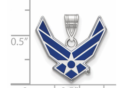 Sterling Silver Pendants Style SS026USAF - Classique Jewelry Inc.