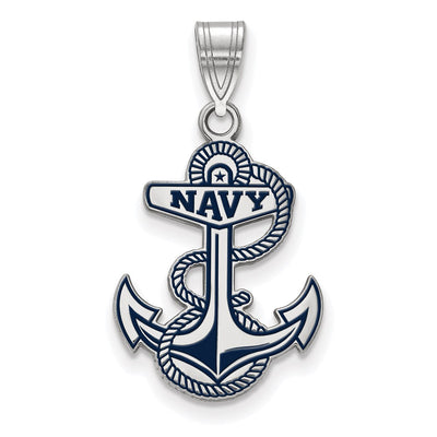 Sterling silver anchor pendant
