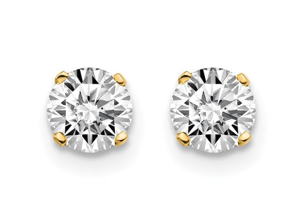 14k Yellow Gold Earrings Style ST1 - Classique Jewelry Inc.