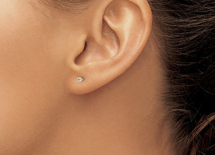14y .. I1 J-K Diamond Stud Push-on Post Earrings (Style ST2-10)