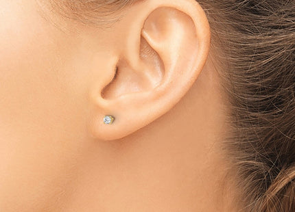 14k Yellow Gold Earrings Style ST2 - Classique Jewelry Inc.