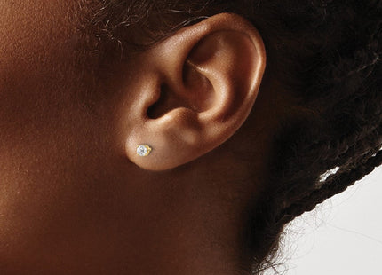 14y .. I1 J-K Diamond Stud Push-on Post Earrings (Style ST2-20)