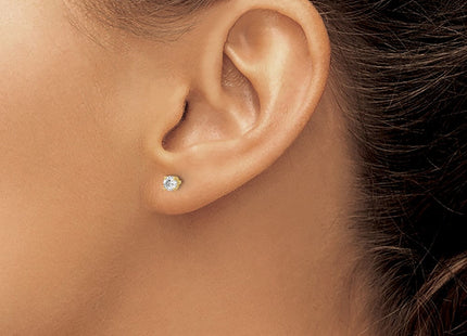 14y .. I1 J-K Diamond Stud Push-on Post Earrings (Style ST2-25)