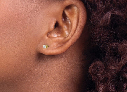 14y .. I1 J-K Diamond Stud Push-on Post Earrings (Style ST2-30)