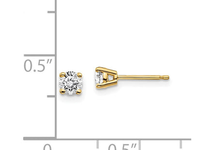 14y .. I1 J-K Diamond Stud Push-on Post Earrings (Style ST2-30)