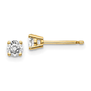 14y .. I1 J-K Diamond Stud Push-on Post Earrings (Style ST2-40)